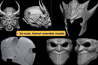 model mask 3d mask helmet 3d helmet 3d cosplay mask helmet cosplay 3d mask