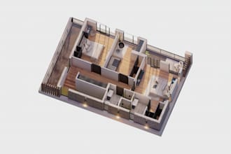 create colored and 3d architectural plans