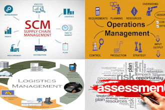 do logistics, supply chain, risk assessment and operations management