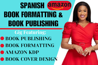 format spanish book publishing on amazon KDP