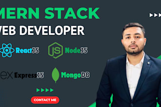 be your full stack developer to design and develop websites using mern stack