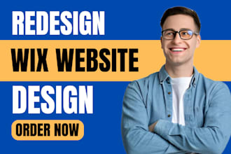 design or redesign wix website design update, fix wix edit wix website clone wix