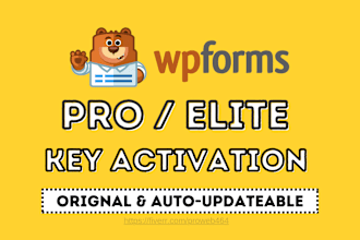 install wpforms pro elite addons license within 10 minutes
