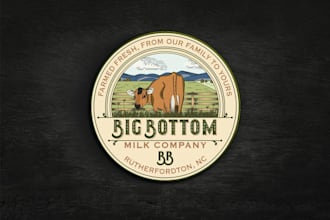 design classic outdoor , hipster , badge , farm ranch and stamp rustic logo