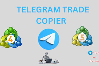 code trade copier telegram signal for metatrader mt4 to mt5 and vice versa