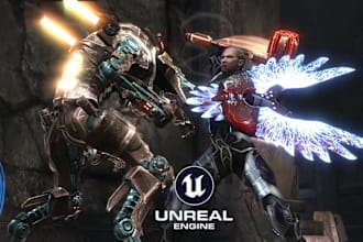 develop 3d unreal engine multiplayer online video game replication mobile game