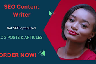 be your SEO content writer for blogs, articles and web content