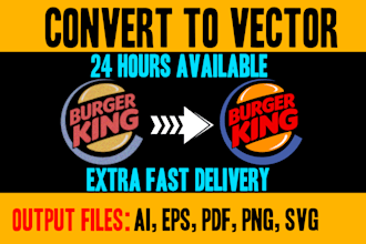 do vector tracing or convert to vector quickly
