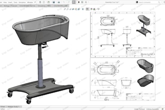 design 3d cad model ready for 3d printing
