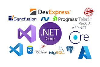 do c sharp, dotnet core, asp mvc, blazor, devexpress, telerik, kendo, syncfusion