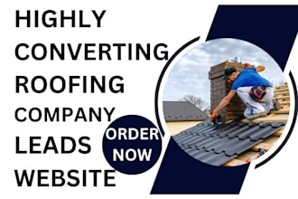 generate roofing company roof repair roofers roof service roofing leads website