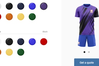 setup 2d 3d product configurator in kickflip, zakeke ,customily angle3d