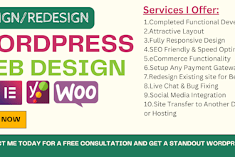design custom wordpress website