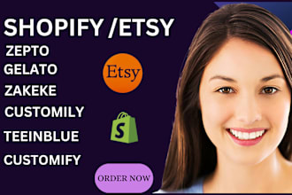 print on demands zakeke zepto customily customify gelato personalized product