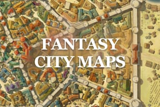create a fantasy city map for your dnd, book or game