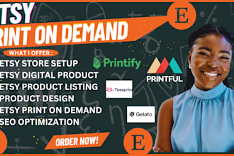 setup etsy print on demand etsy digital product etsy