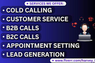 do professional cold calling and set appointments