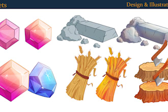 do professional game assets, for digital and print games