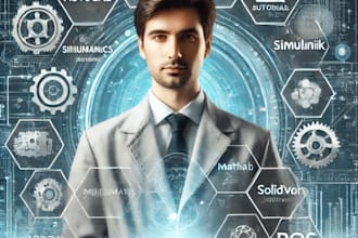 do mechatronics, mechanical, thermodynamics, simulink, robotics, matlab and creo