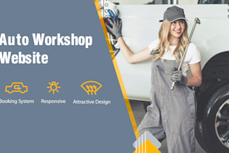 build auto workshop website with appointment system