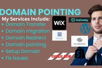 set up, fix domain issues, emaill issues, dns issues, redirect domain, ssl setup