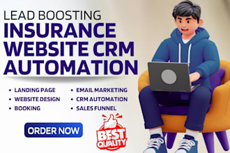 build life insurance website insurance ezlynx CRM dubsado ghl zoho integration