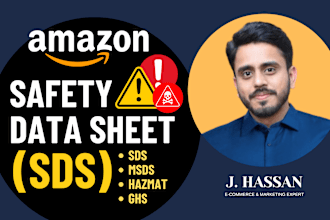 create ghs safety data sheet sds msds for USA eu or amazon