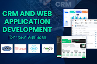 create custom crm and web application for your business needs