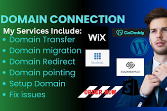 migrate, transfer, connect your website to a new domain, redirect domain issue