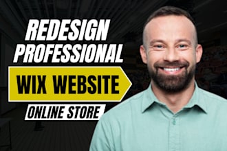 build wix business website redesign wix landing page wix studio website seo