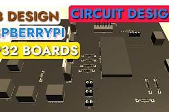 help to work in raspberry pi,esp32,pcb design