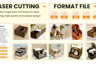 custom organizers and boxes for laser cutting