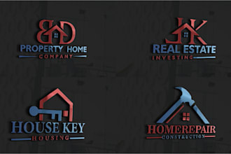 create premium logo design for your real estate business