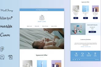 do mailchimp klaviyo email marketing newsletter design