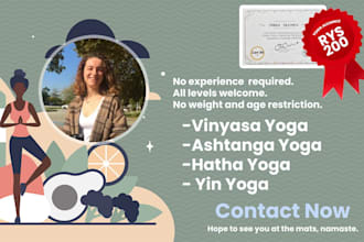 give online yoga classes for 30 mins at all levels