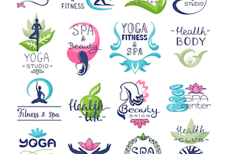 do creative esthetic beauty cosmetic spa and skincare brand logo design