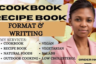 write, format, cookbook food recipes cookbook ebook amazon kdp ebook design