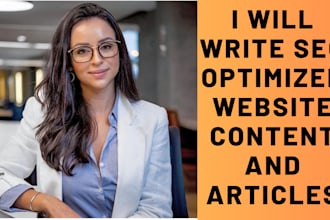 be your website SEO content writer and copywriter