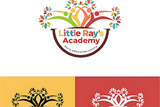 design childcare, daycare, education kids, and children logo
