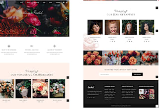 design a profitable flower shopify store, florist, flower bouquet, gift stores