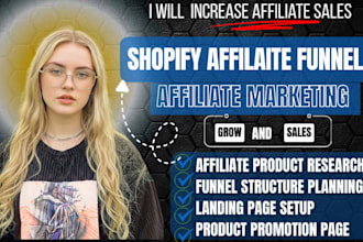 build high converting shopify affiliate funnels that drive commissions