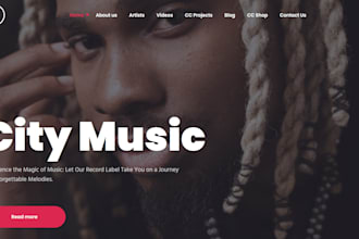 create artist, dj, band, record label, music, photobooth 360 website
