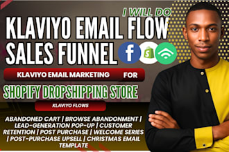 do klaviyo email marketing flows automation newsletter for auto ds shopify store