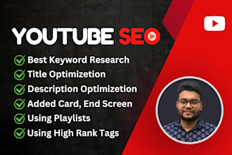 be your youtube SEO expert to help rank videos at the top