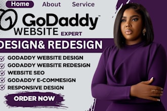 develop godaddy website design godaddy website redesign godaddy