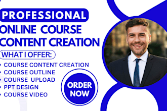 do clinical online course creation, ebook online course content powerpoint video