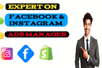 be your  instagram and facebook ads manager