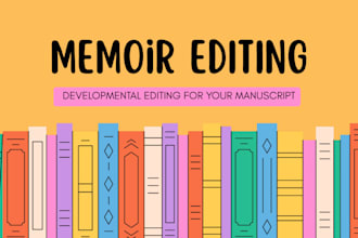 developmentally edit your memoir