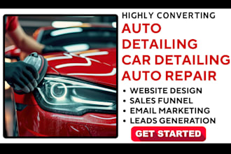 auto detailing lead car detailing leads auto repair and build website