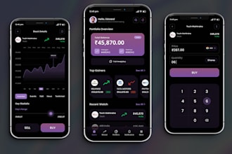 develop stock trading app, ai trading app, forex trading app, crypto trading app